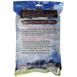 Loving Pets Products Pure Buffalo Meaty Femur Bone Dot Treat, 2 Pieces - 7-9in