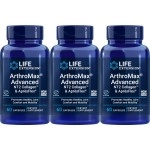 Life Extension ArthroMax Advanced with NT2 Collagen & ApresFlex, 60 Capsules (Pack of 3)