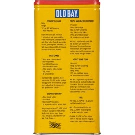 OLD BAY Seasoning, 16 oz - One 16 Ounce Fan-Favorite Tin Can of OLD BAY All-Purpose Seasoning with Unique Blend of 18 Spices and Herbs for Crabs, Shrimp, Poultry, Fries, and More