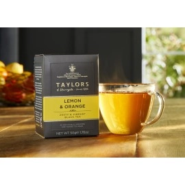 Taylors of Harrogate Lemon & Orange Black Teabags, 20 Teabags