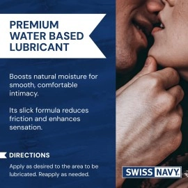 Swiss Navy Premium Water Based Lubricant, 2 oz, MD Science Lab