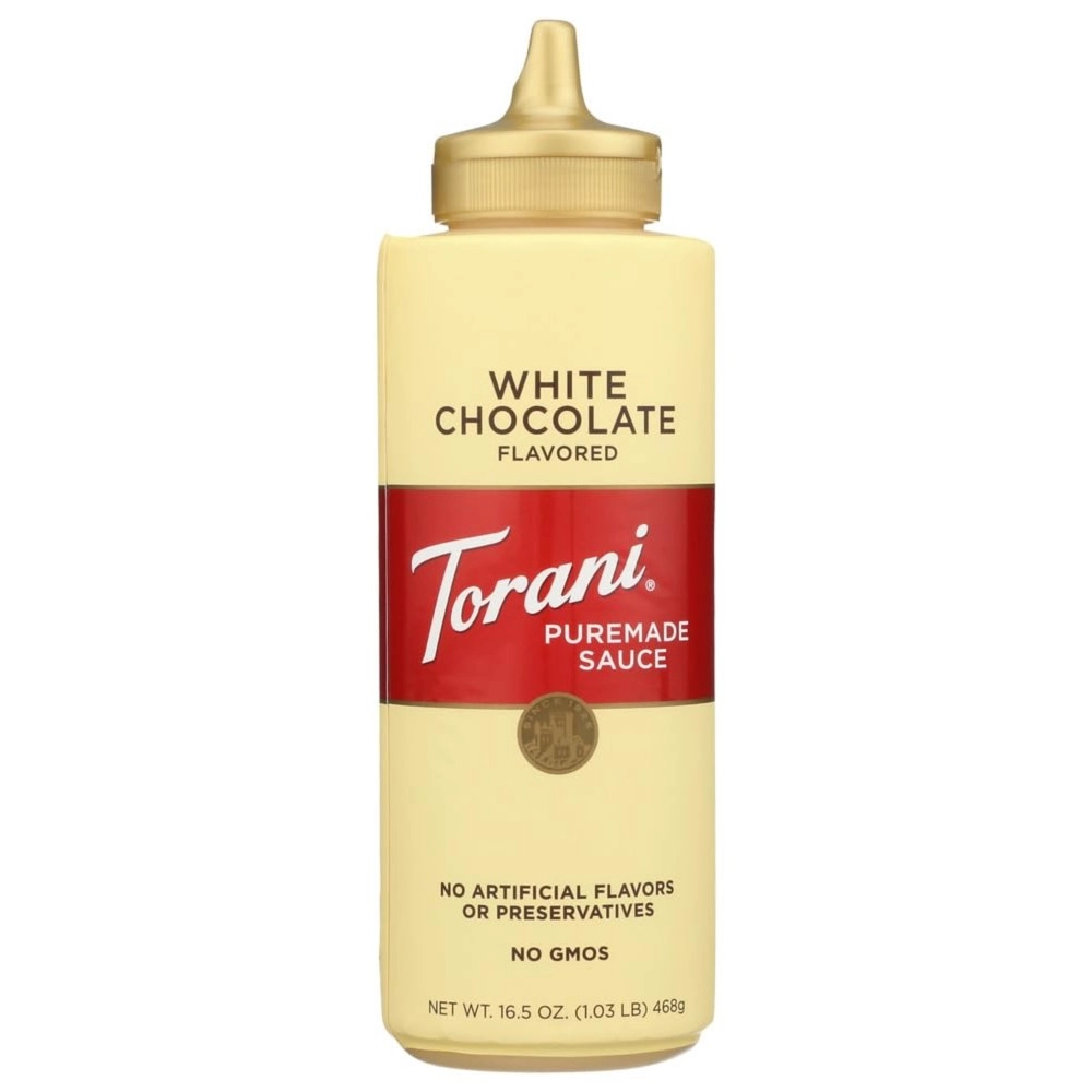 TORANI, SAUCE,MOCHA,WHITE CHOC 16.5 OZ