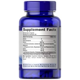 Puritan\'s Pride Calcium Magnesium and Potassium-100 Caplets