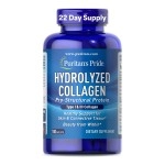 Hydrolyzed Collagen 4000 Mg Caplets, Supports Healthy Skin, Bones and Joints* 180 Count, by Puritan\'s Pride