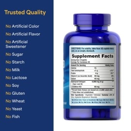 Hydrolyzed Collagen 4000 Mg Caplets, Supports Healthy Skin, Bones and Joints* 180 Count, by Puritan\'s Pride