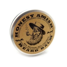 Honest Amish Beard Balm Leave-In Conditioner - All Natural -Vegan Friendly Organic Oils And Butters