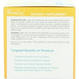 Global Health Trax Threelac Original Natural Probiotic Candida Relief Formula 3Lac 60 Servings 1 Pack Multi
