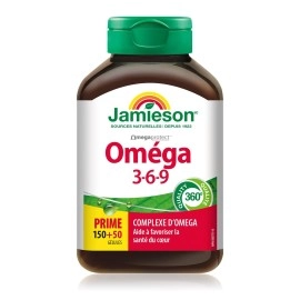 Jamieson Omega 3-6-9, 200 softgels Bonus