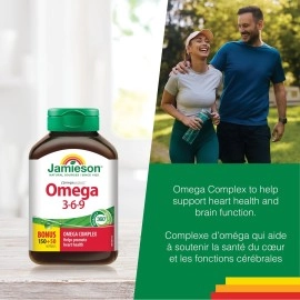 Jamieson Omega 3-6-9, 200 softgels Bonus