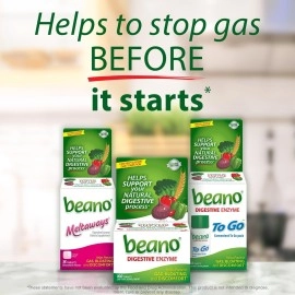 Beano Food Enzyme Dietary Supplement Tablets, 30 Tabs (Pack of 1)