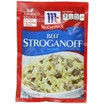 McCormick Beef Stroganoff Sauce Mix (1.5 oz Packets) 4 Pack