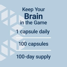 Life Extension PS Caps 100 mg - Supports Healthy Cognitive Function - Non-GMO, Gluten-Free - 100 Vegetarian Capsules