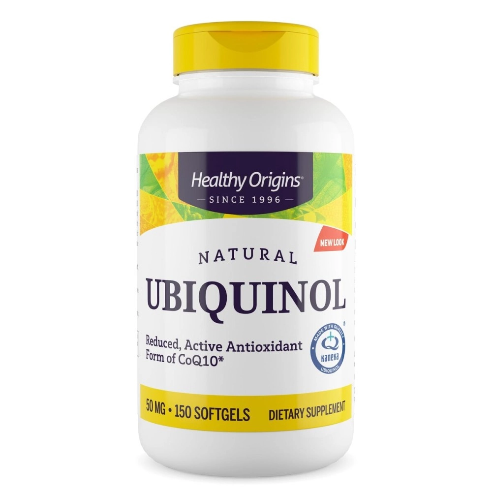 Healthy Origins Ubiquinol Soy Free/Non-GMO Gels, 50 Mg, 150 Count