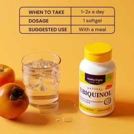 Healthy Origins Ubiquinol Soy Free/Non-GMO Gels, 50 Mg, 150 Count