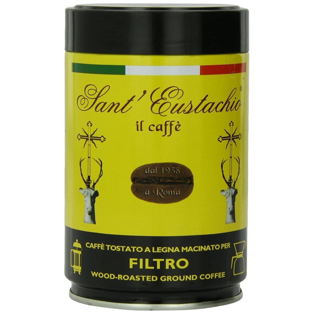 Sant\'Eustachio if caff Sant Eustachio Ground Coffee in Can, Filtro, 8.8 Ounce