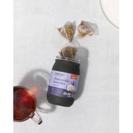 Paromi chamomile lavender super grade rooibos tea, caffeine free, 15-sachets