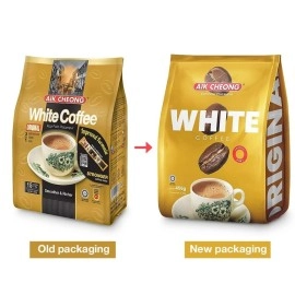 Aik Cheong Instant 3 in 1 White Coffee Tarik Original 600g. (40g.x15 Sachets)