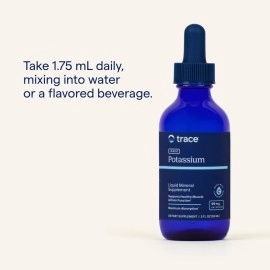 Trace Minerals Research Liquid Ionic Potassium Supplement, 2 Ounce