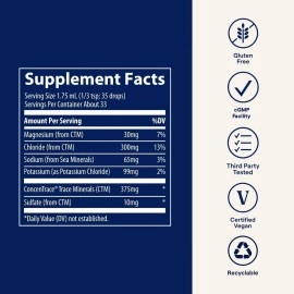 Trace Minerals Research Liquid Ionic Potassium Supplement, 2 Ounce
