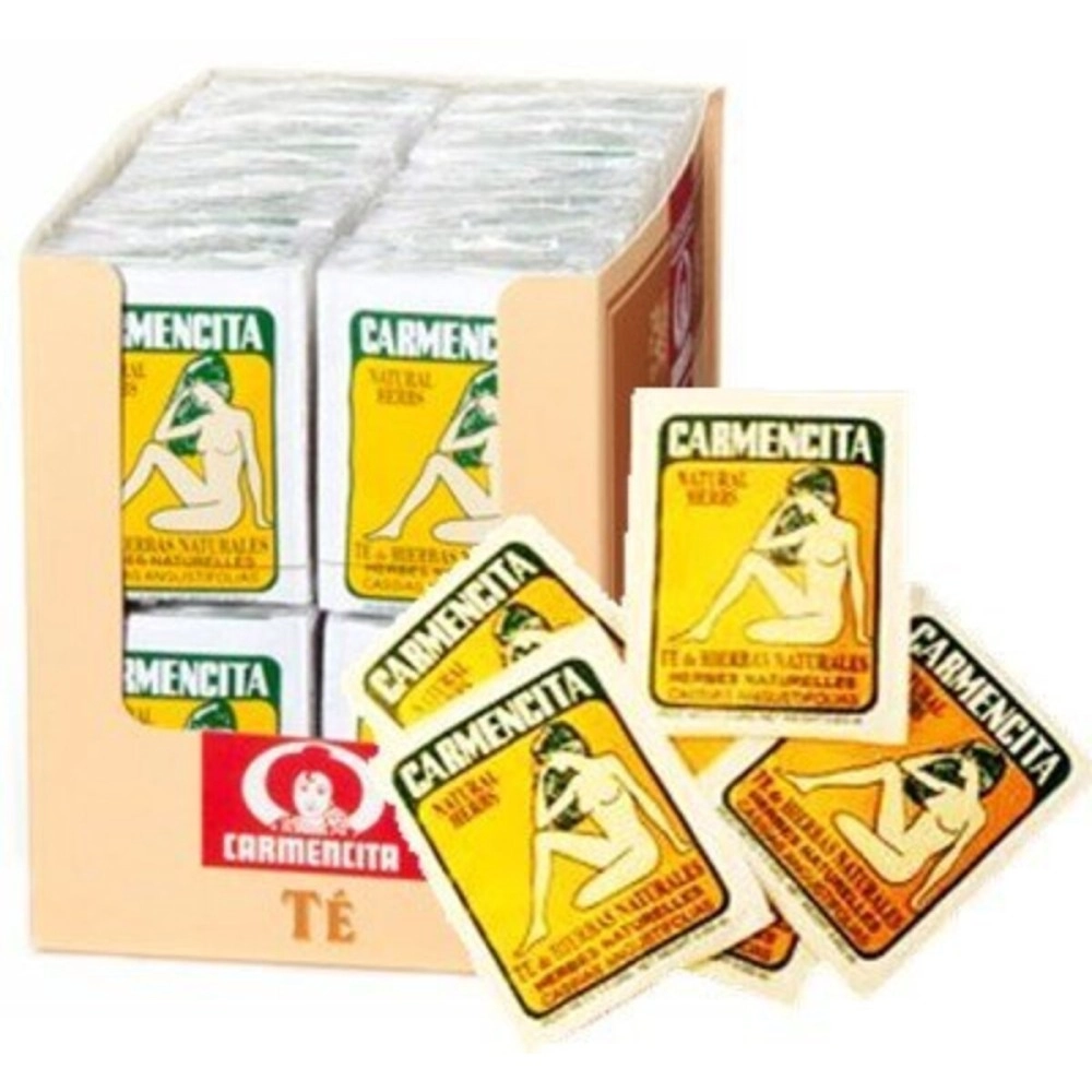 Carmencita Natural Herbs Tea. Pack of 200 individual tea bags.