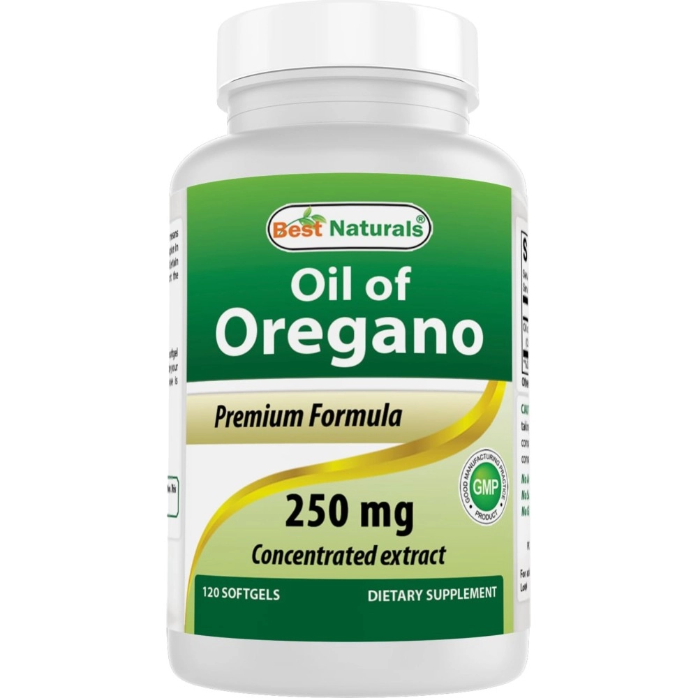Best Naturals - Oil Of Oregano 250 Mg. 120 Softgels 170662