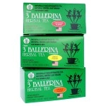 3 Ballerina Diet Tea Extra Strength for Men and Women 3 Boxes Flavored Combo (Orange, Lemon and Cinnamon Flavors)