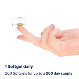 Puritan\'s Pride Vitamin D3 for Immune System Support & Healthy Bones & Teeth (200 Softgels,5000 IU)