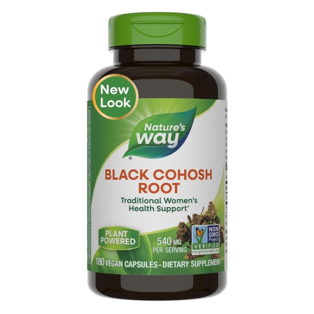 Nature\'S Way - Black Cohosh Root 540 Mg. 180 Vegetarian Capsules