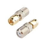 DHT Electronics 2pcs DHT Electronics RF coaxial coax adapter SMA male to F female
