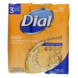 Dial Bar Soap Gold 4 Ounce 3 Count