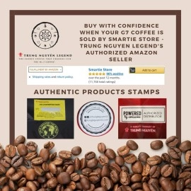 G7 pure black coffee, 3-pack, 45 Servings