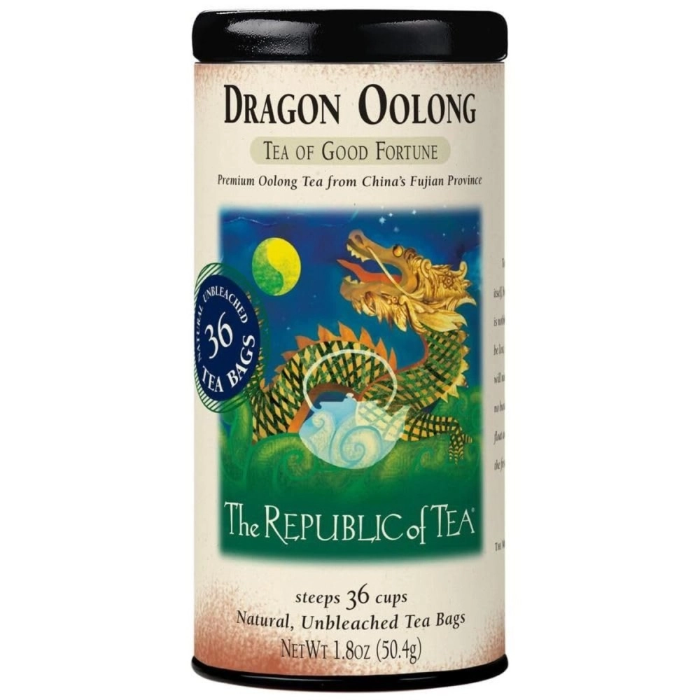 The Republic of Tea Dragon Oolong , 36 Bag Tin
