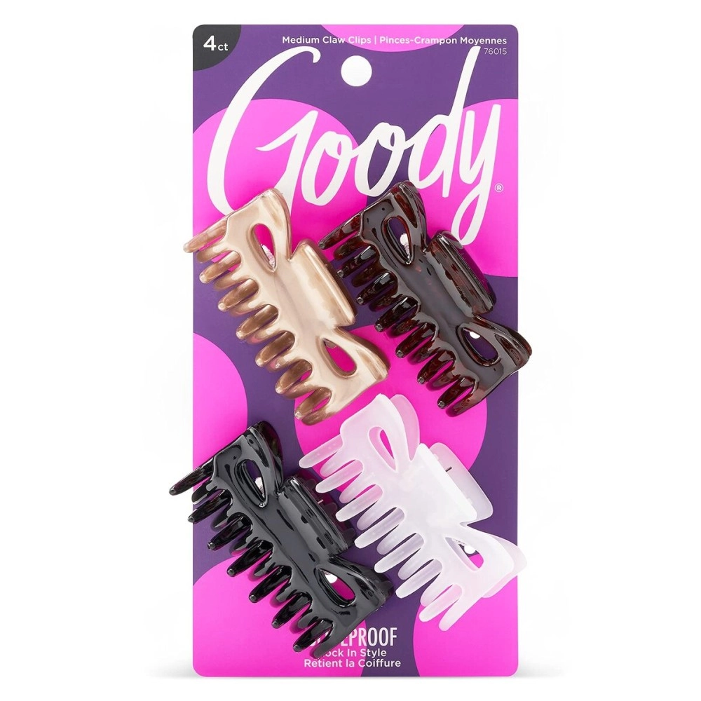 Goody Claw Clip Medium 4Ct
