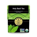 Buddha Teas Organic Holy Basil Tulsi Tea | 18 Bleach-Free Tea Bags | Anxiety and Stress Relief | Sleep Aid | Antioxidant | Antidepressant | Anti-Inflammatory | Caffeine-Free | No GMOs