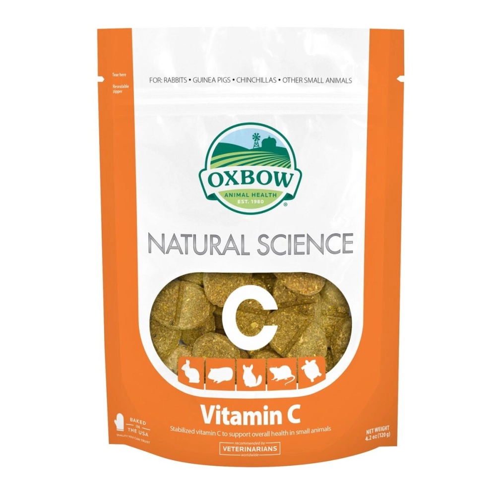 Oxbow Natural Science Vitamin C Supplement for Small Pets - 120G