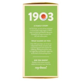 TICK TOCK TEAS Rooibos Green Organic Tea, Green Box, 2.5 Ounce