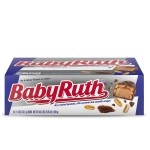 Baby Ruth Nestle Milk Chocolate Candy Bars, 2.1 oz Bar (Pack of 24)