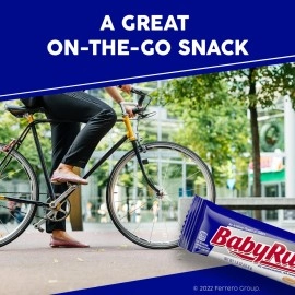 Baby Ruth Nestle Milk Chocolate Candy Bars, 2.1 oz Bar (Pack of 24)