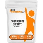 BulkSupplements Pure Potassium Citrate Powder