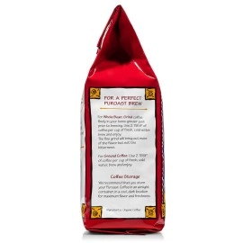 Puroast Low Acid Coffee Ground | Organic House Blend Ground | Medium Roast | High Antioxidants & High pH |No Bitter Aftertaste | Reduced Heartburn & GERD | Suitable for Cold Brew - 12 oz