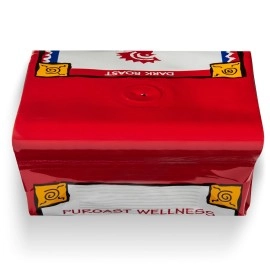 Puroast Low Acid Coffee Ground | Organic House Blend Ground | Medium Roast | High Antioxidants & High pH |No Bitter Aftertaste | Reduced Heartburn & GERD | Suitable for Cold Brew - 12 oz