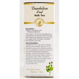 Celebration Herbals Organic Dandelion Leaf Tea - Organic, Kosher (Loose Leaf - 30g) | Taraxacum officinale Herbal Tea | Mild and Leafy, Valued in Herbal Traditions