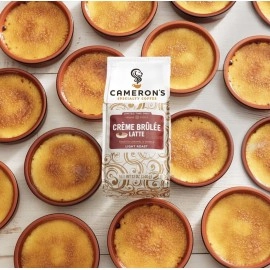 Cameron\'s Coffee Holiday Roasted Ground Coffee Bag, Flavored, Crme Brulee Latte, 12 Ounce