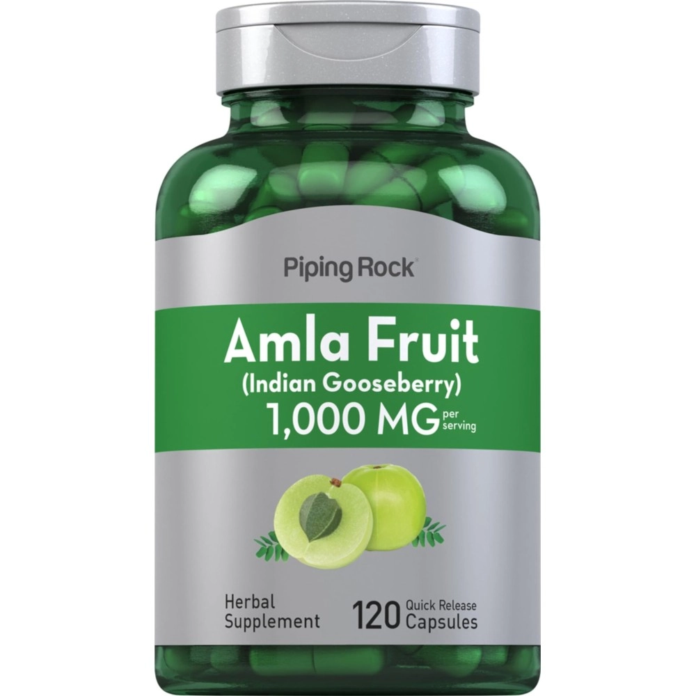 Piping Rock Amla Fruit (Indian Goosberry) 500mg 120 Capsules