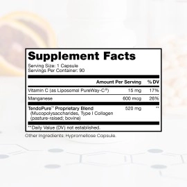 Pure Therapro Rx Acute Injury | Tendon & Ligament Support | Convenient Once a Day Clinical Dose | Supports Tendon Health, Movement & Physical Function | Pharm-Grade (90 Capsules)