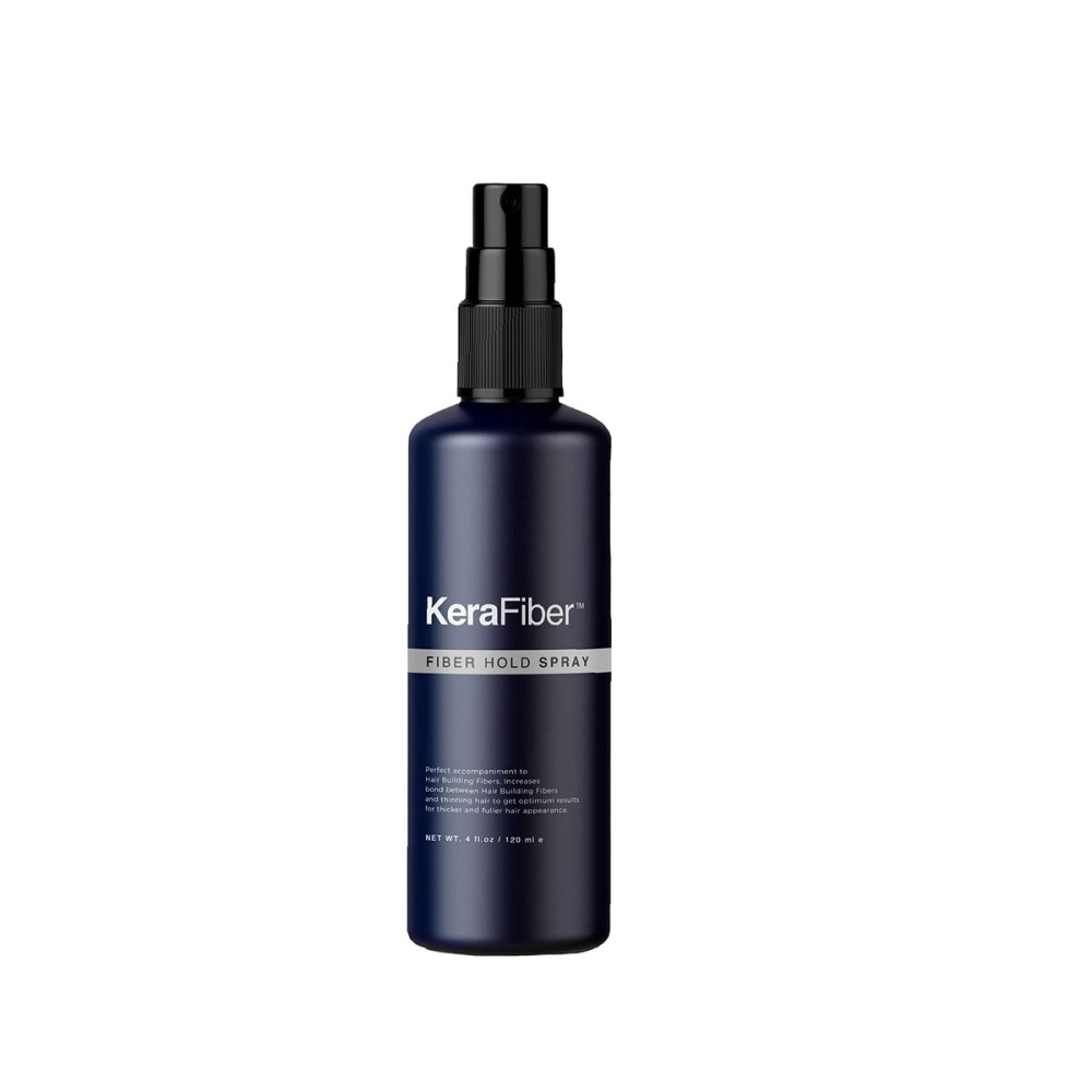 KeraFiber Fiber Hold Spray for Building Fibers | Strengthens Bond Between Fibers and Existing Hair - 4 Fl Oz