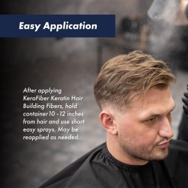 KeraFiber Fiber Hold Spray for Building Fibers | Strengthens Bond Between Fibers and Existing Hair - 4 Fl Oz