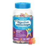 Digestive Advantage Probiotic Gummies For Digestive Health, Daily Probiotics For Kids, Support For Occasional Bloating, Minor Abdominal Discomfort & Gut Health, 80ct Natural Fruit Flavors