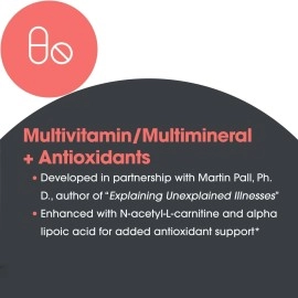 Allergy Research Group - MVM-A with Antioxidants - Complete Multivitamin/Multimineral - 180 Vegetarian Capsules