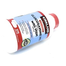 Kirkland Signature Extra Strength Glucosamine HCI 1500mg With MSM 1500 mg 375 Tablets